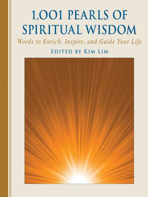 Title details for 1,001 Pearls of Spiritual Wisdom by Kim Lim - Available